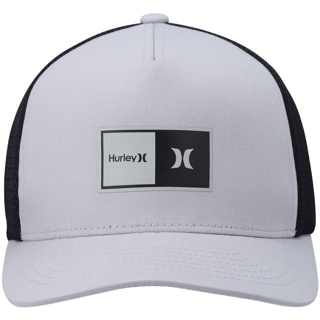 Casquette Hurley Grey/Black 2.0 Trucker Snapback pour homme - Casquette