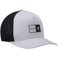 Men's Hurley Gray/Black 2.0 Trucker Snapback - Hat