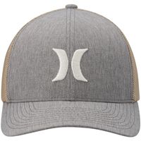 Men's Hurley Gray/Tan Icon Textures - Flex Hat