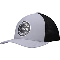 Casquette Hurley Grey Charter Trucker Snapback pour homme