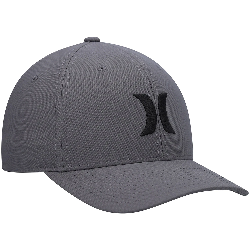 Men's Hurley Gray H2O-Dri One & Only - Flex Hat
