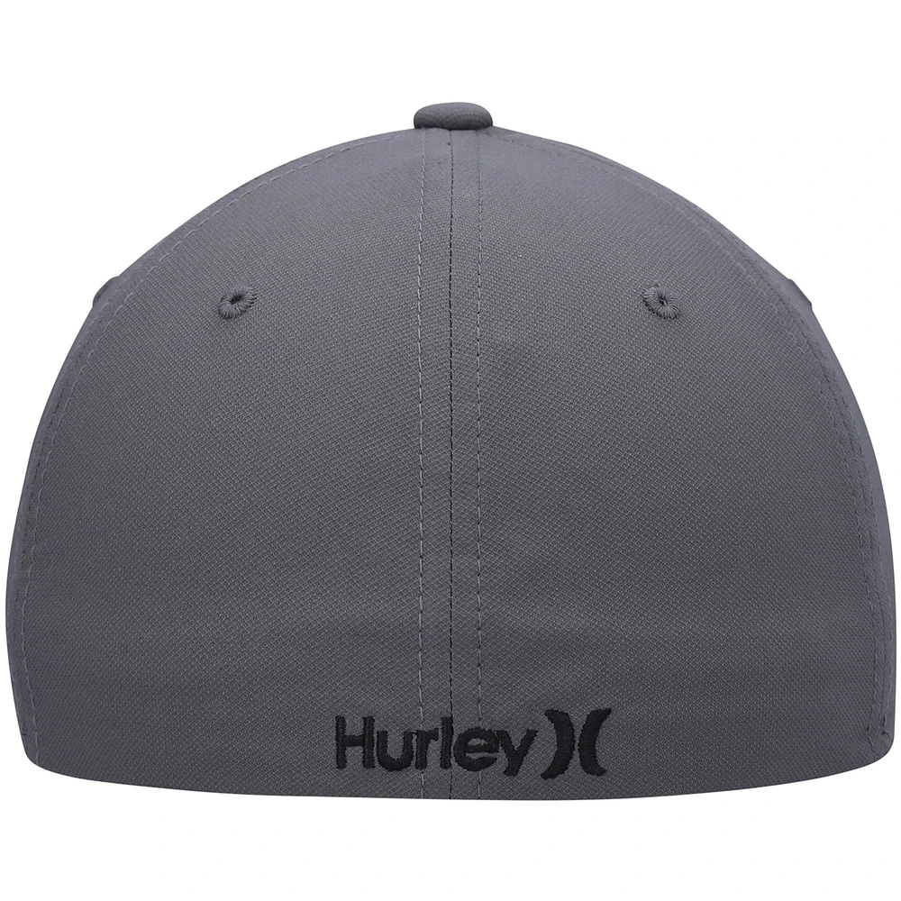Men's Hurley Gray H2O-Dri One & Only - Flex Hat