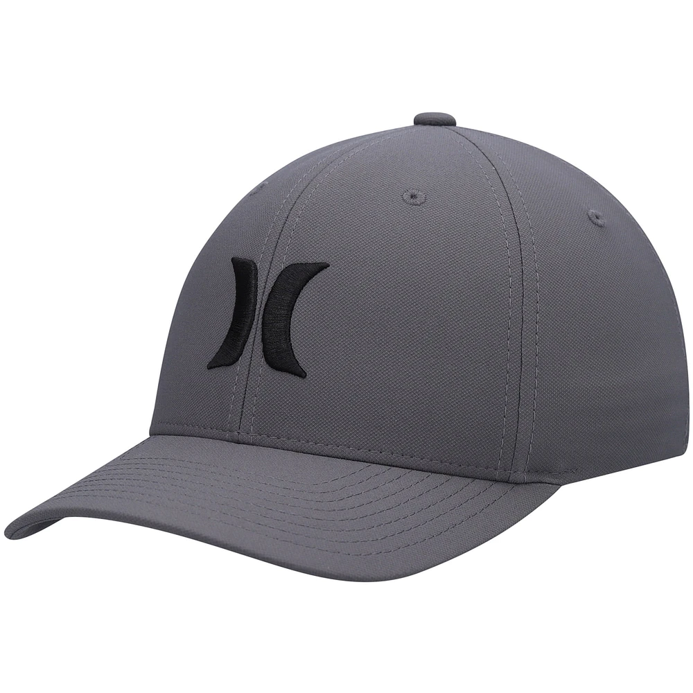 Men's Hurley Gray H2O-Dri One & Only - Flex Hat