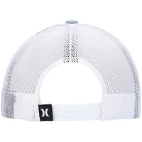 Men's Hurley Gray Logo Pride Icon Trucker - Snapback Hat