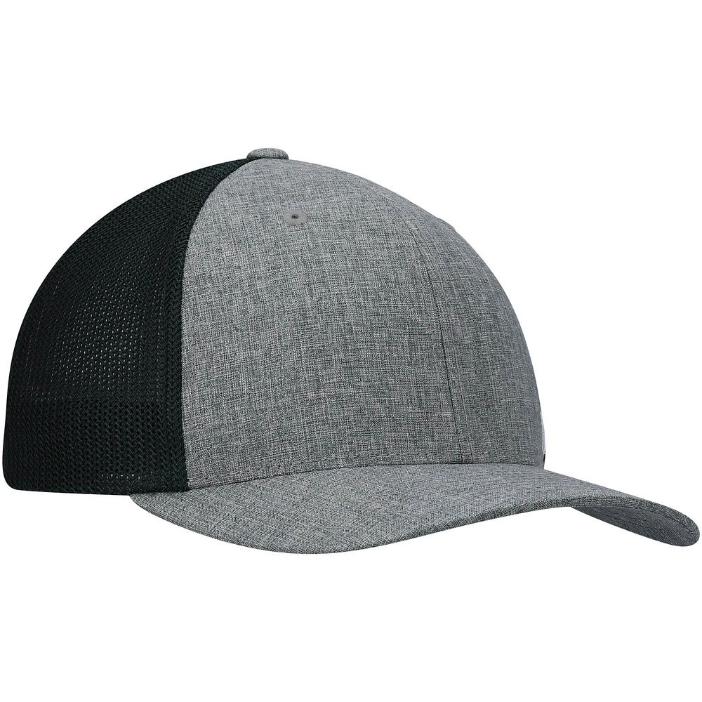 Men's Hurley Gray Mini Icon Logo Trucker Flex Fit Hat