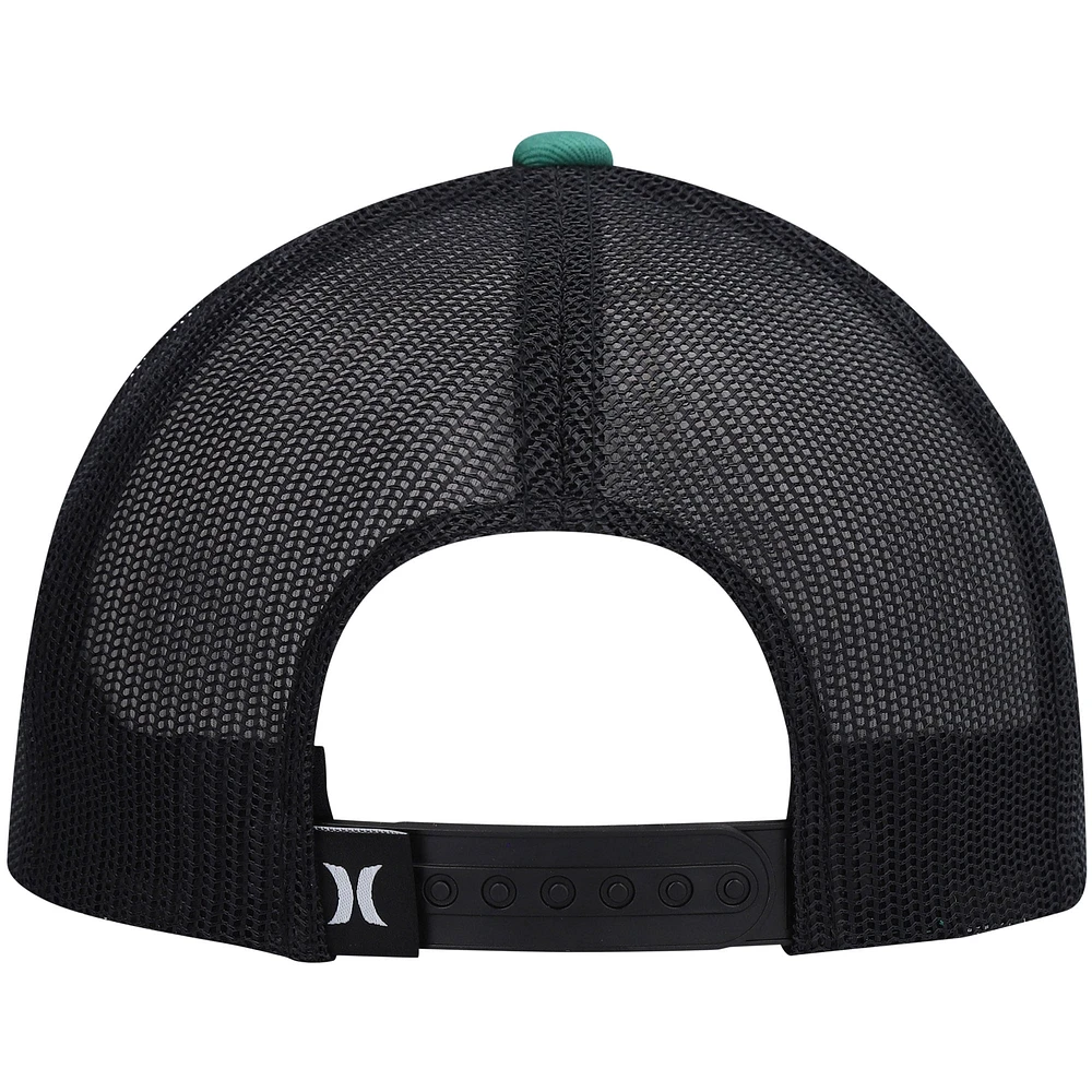 Men's Hurley Green Fairway Trucker Snapback Hat