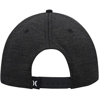 Casquette Hurley Heather Black Mini Icon Snapback pour hommes