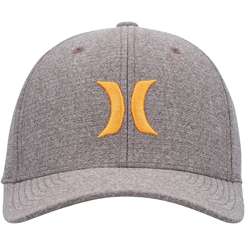 Men's Hurley Heather Gray H2O-Dri Pismo Flex Fit Hat