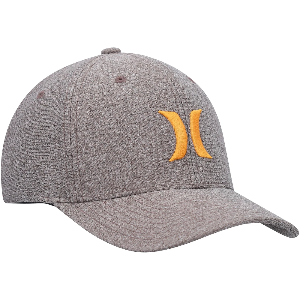 Casquette Hurley Heather Grey H2O-Dri Pismo Flex Fit pour hommes