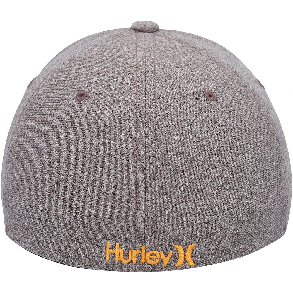 Casquette Hurley Heather Grey H2O-Dri Pismo Flex Fit pour hommes