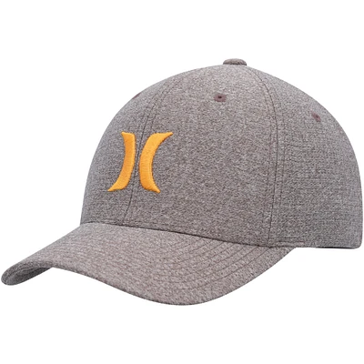 Men's Hurley Heather Gray H2O-Dri Pismo Flex Fit Hat