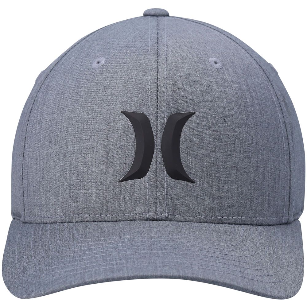 Men's Hurley Heathered Charcoal Icon Weld - Flex Hat