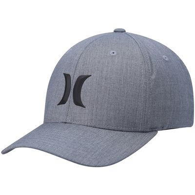 Men's Hurley Heathered Charcoal Icon Weld - Flex Hat