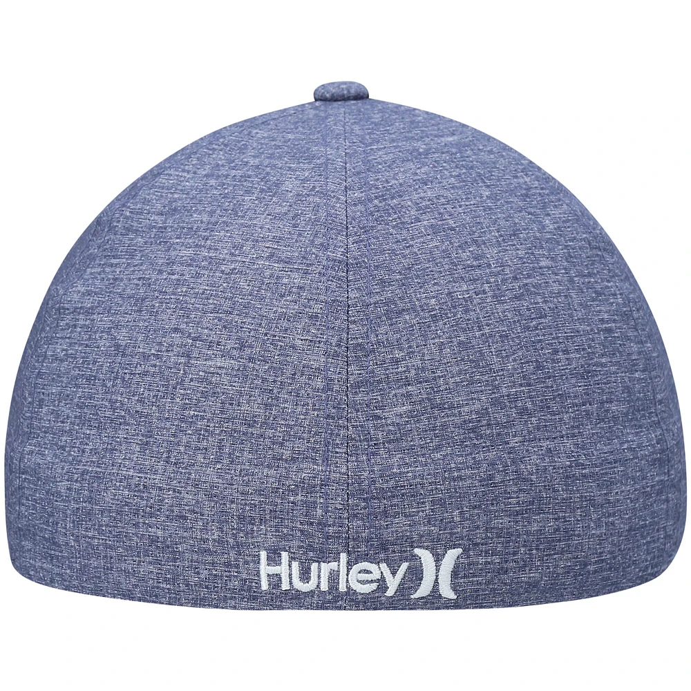 Casquette Hurley Heathered Powder Blue Weld Phantom Flex pour homme