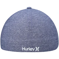 Casquette Hurley Heathered Powder Blue Weld Phantom Flex pour homme