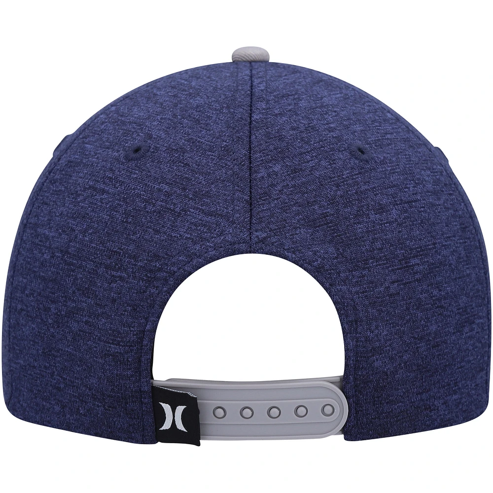 Casquette Hurley Navy Mini Icon Snapback pour hommes