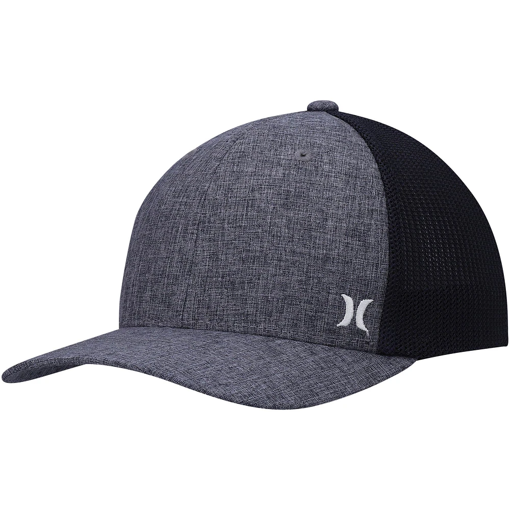 Casquette Hurley Navy Mini Icon Trucker Flex Fit pour hommes