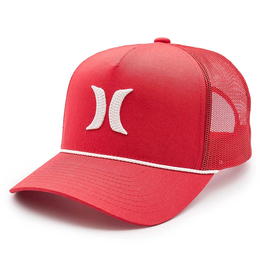 Casquette réglable Hurley High Icon Trucker rouge pour hommes