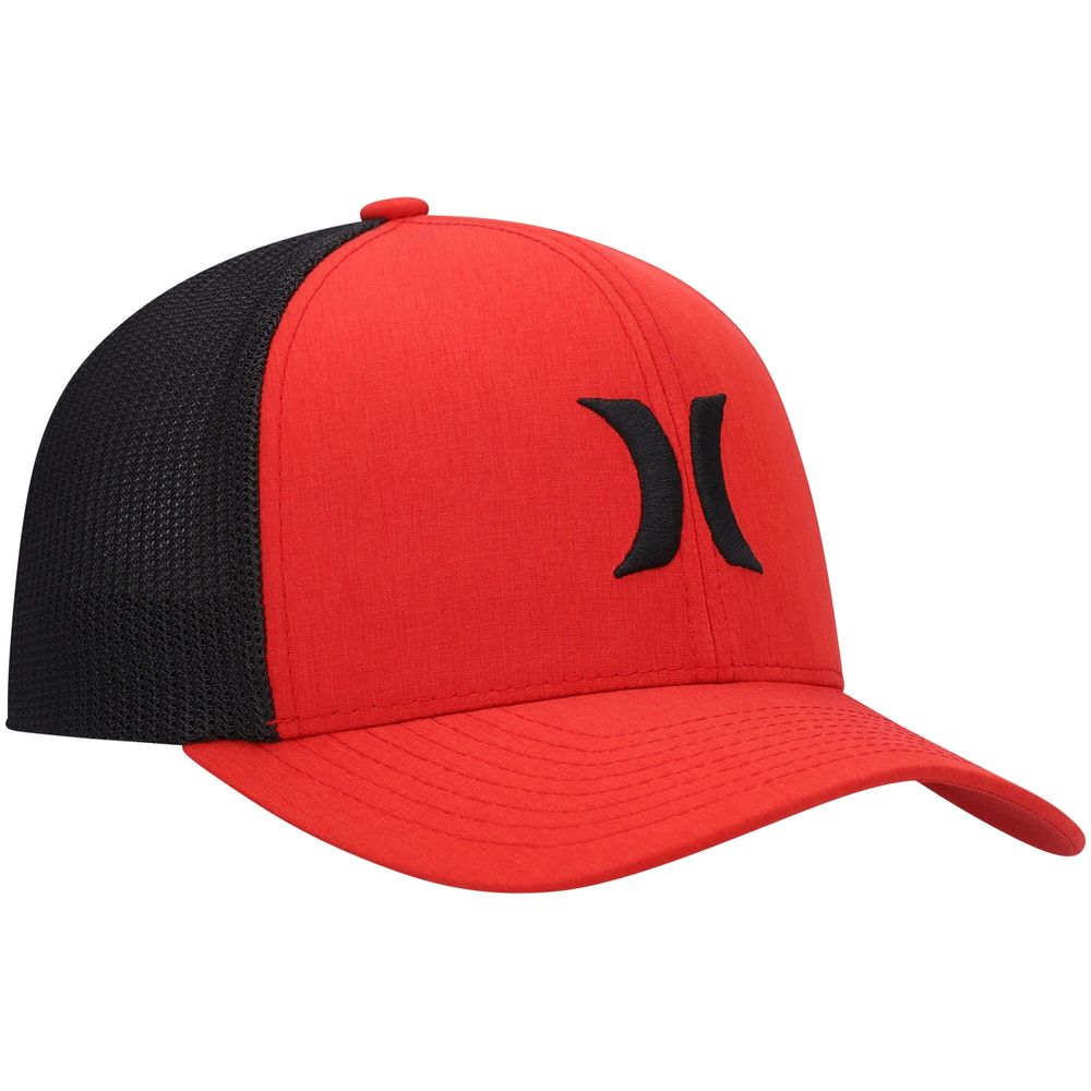 Men's Hurley Red Icon Textures Flex - Hat