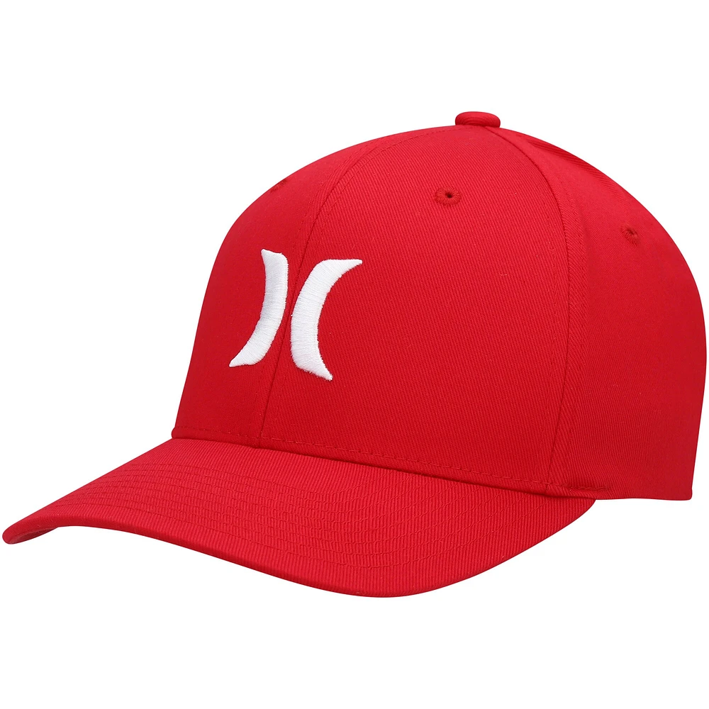 Men's Hurley Red One & Only Tri-Blend Flex Fit Hat