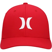 Men's Hurley Red One & Only Tri-Blend Flex Fit Hat