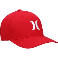 Men's Hurley Red One & Only Tri-Blend Flex Fit Hat
