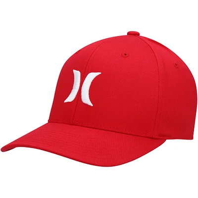 Men's Hurley Red One & Only Tri-Blend Flex Fit Hat
