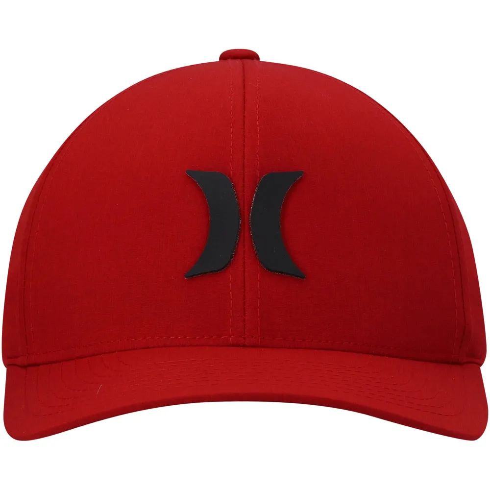 Men's Hurley Red Sonic H2O-Dri Phantom Flex Hat