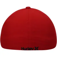 Men's Hurley Red Sonic H2O-Dri Phantom Flex Hat