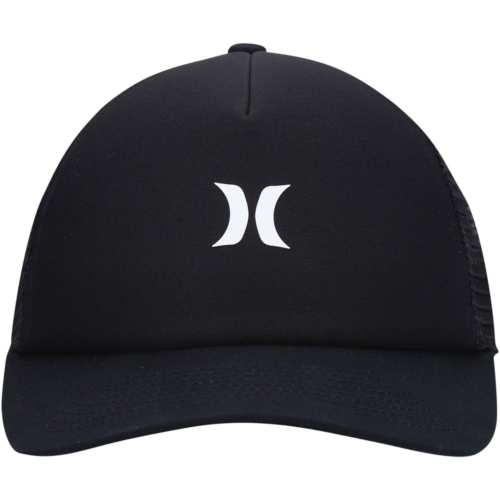 Women's Hurley Black Icon Trucker - Snapback Hat