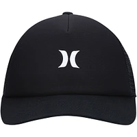 Hurley Black Icon Trucker pour femmes - Casquette Snapback