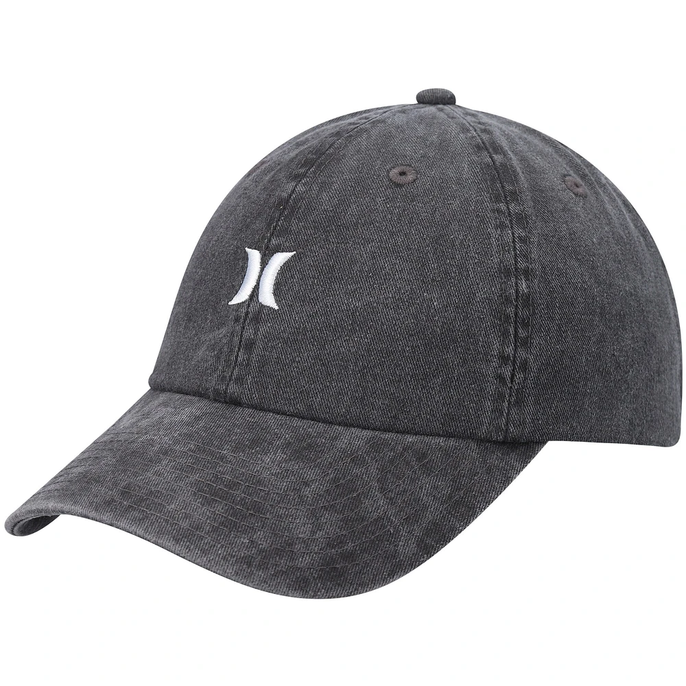 Women's Hurley Charcoal Iconic Snapback Hat