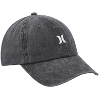 Women's Hurley Charcoal Iconic Snapback Hat