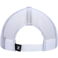 Women's Hurley Lavender/White Icon Trucker Snapback Hat