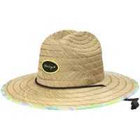 Women's Hurley Natural Capri Straw Lifeguard Logo Hat