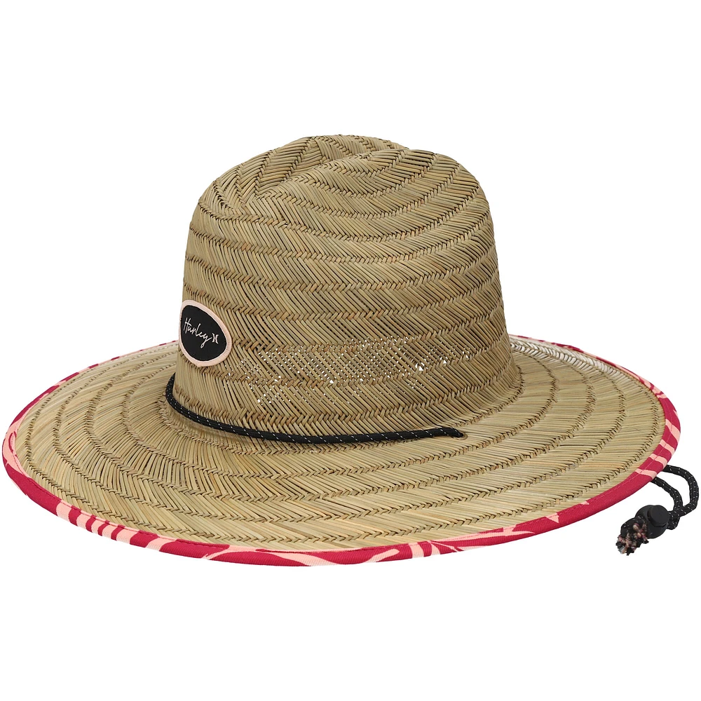 Chapeau pour femme Hurley Natural Straw Lifeguard Logo principal