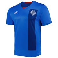 Men's Puma Blue Iceland National Team 2022/23 Home Replica Jersey