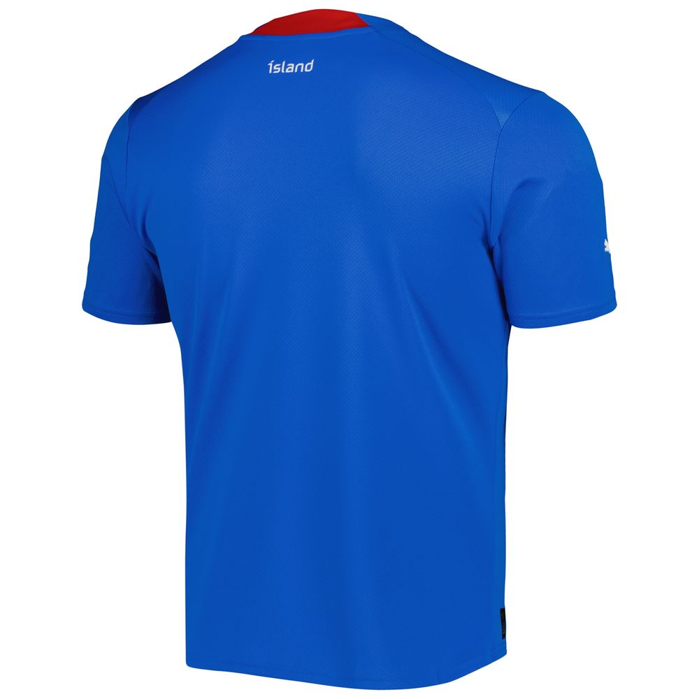 Men's Puma Blue Iceland National Team 2022/23 Home Replica Jersey