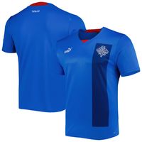 Men's Puma Blue Iceland National Team 2022/23 Home Replica Jersey