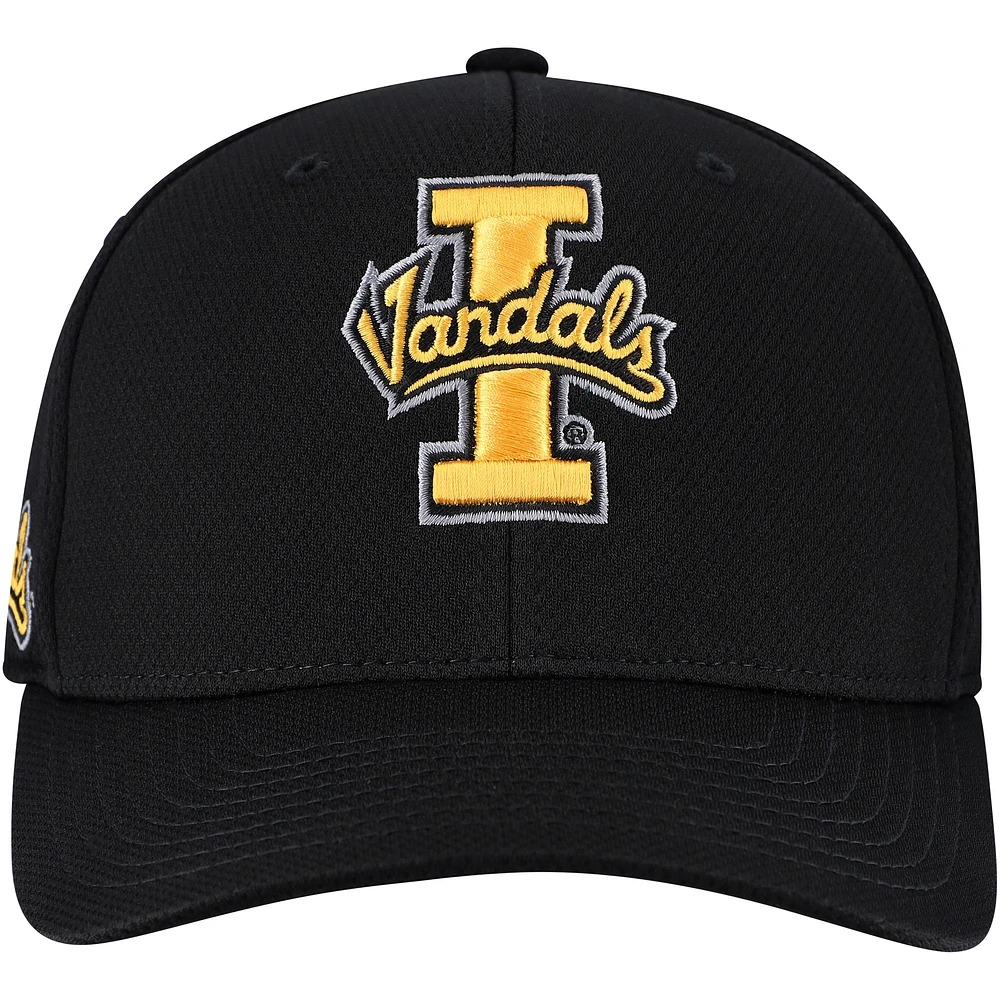 Men's Top of the World  Black Idaho Vandals Reflex Performance Flex Hat