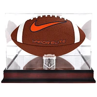 Illinois Fighting Illini 100th Anniversary Mahogany Football Display Case