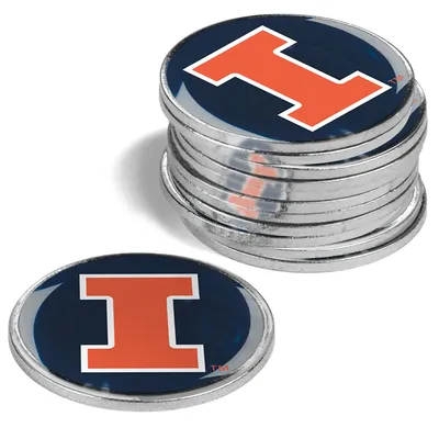 Illinois Fighting Illini 12-Pack Golf Ball Marker Set