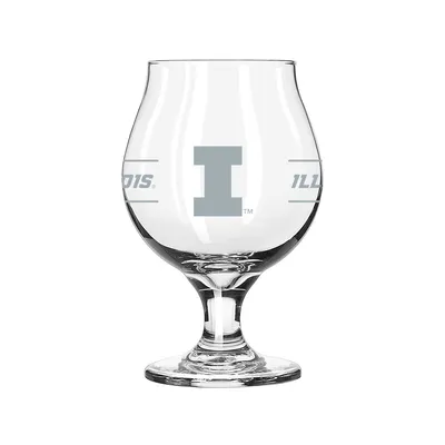 Illinois Fighting Illini 16oz. Belgium Glass