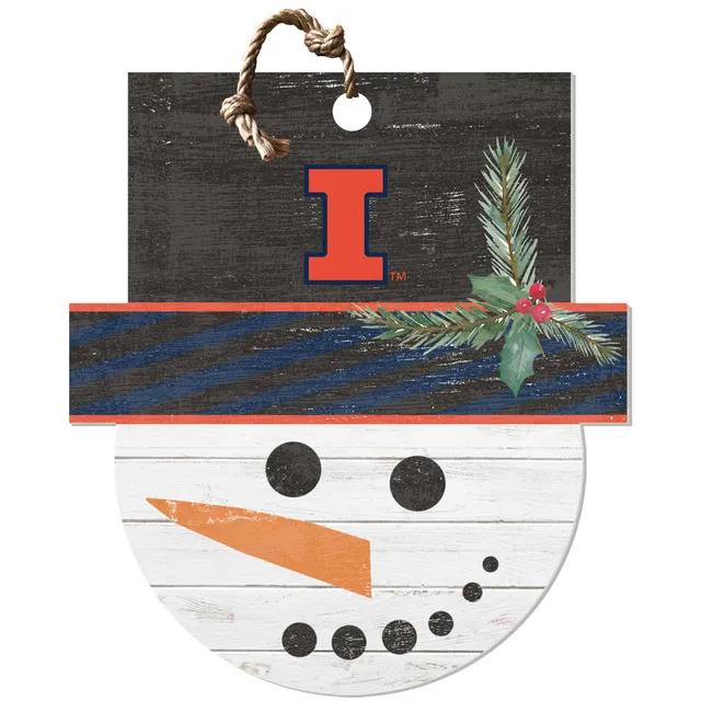 The Fan-Brand 20 in. Illinois Fighting Illini Badge Mirrored