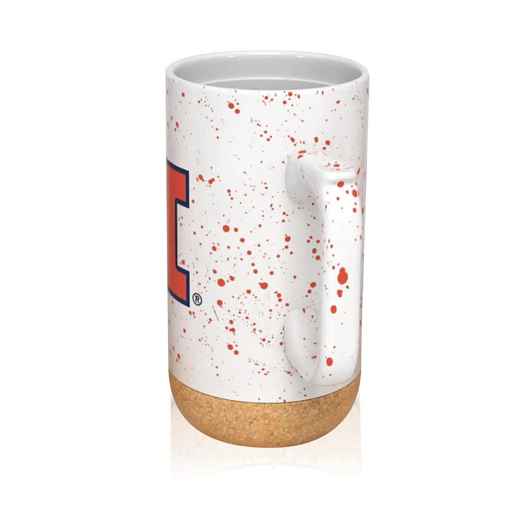 Illinois Fighting Illini 18oz. Speckle Cork Mug