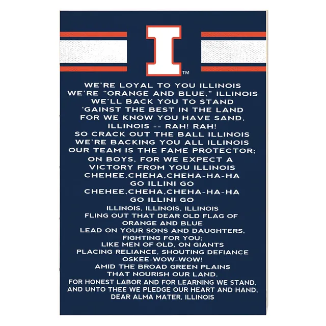 Illinois Fighting Illini Barrelhead Clock