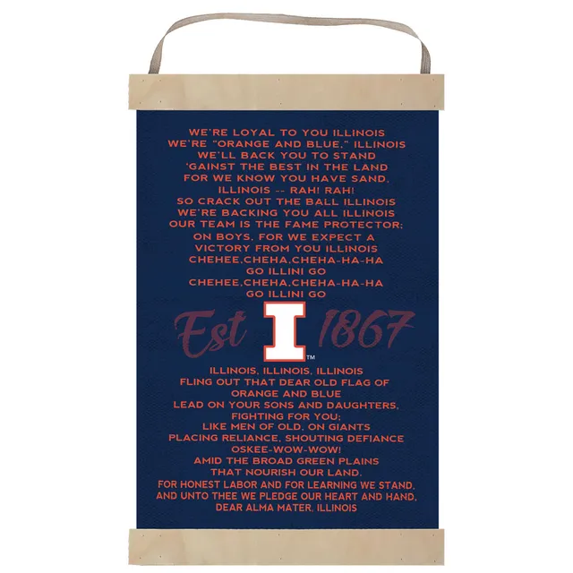 Illinois Fighting Illini Barrelhead Clock