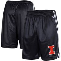 Men's Champion Black Illinois Fighting Illini Team Lacrosse Shorts