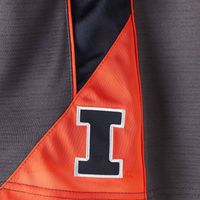 Men's Colosseum Charcoal Illinois Fighting Illini Turnover Team Shorts