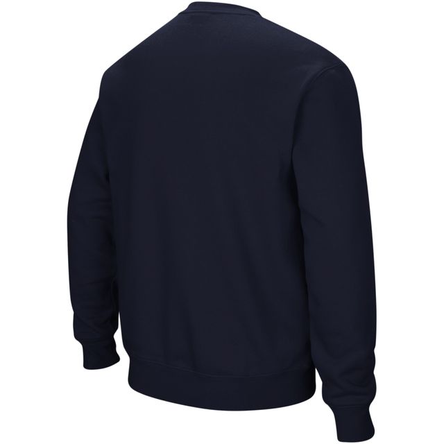 Colosseum Navy Illinois Fighting Illini Arch & Logo Crew Neck Sweat-shirt pour homme